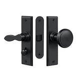 Deltana - Storm Door Latch, Square, Mortise Lock - Paint Black