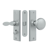 Deltana - Storm Door Latch, Square, Mortise Lock - Brushed Chrome