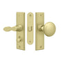 Deltana - Storm Door Latch, Square, Mortise Lock - Polished Brass