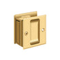 Deltana - Pocket Lock, 2-1/2'' x 2-3/4'' Passage - PVD Polished Brass