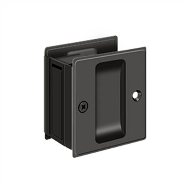 Deltana - Pocket Lock, 2-1/2'' x 2-3/4'' Passage - Oil-rubbed Bronze