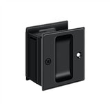 Deltana - Pocket Lock, 2-1/2'' x 2-3/4'' Passage - Paint Black