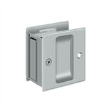 Deltana - Pocket Lock, 2-1/2'' x 2-3/4'' Passage - Brushed Chrome