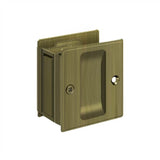 Deltana - Pocket Lock, 2-1/2'' x 2-3/4'' Passage - Antique Brass