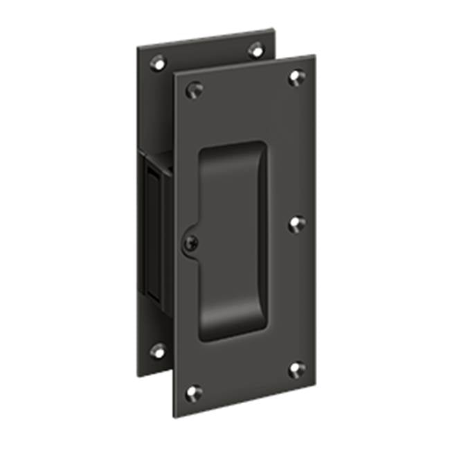 Deltana - Decorative pocket Lock 6'', Passage - Oil-rubbed Bronze
