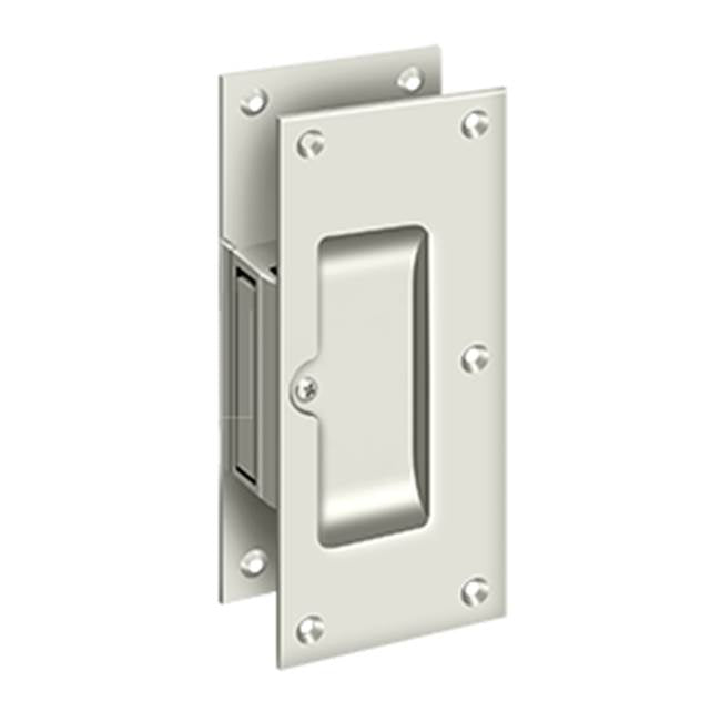 Deltana - Decorative pocket Lock 6'', Passage - Polished Nickel