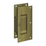 Deltana - Decorative pocket Lock 6'', Passage - Antique Brass