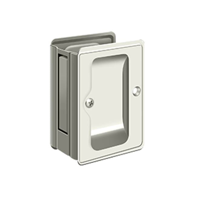 Deltana - HD Pocket Lock, Adjustable, 3-1/4'' x 2-1/4'' Passage - Polished Nickel