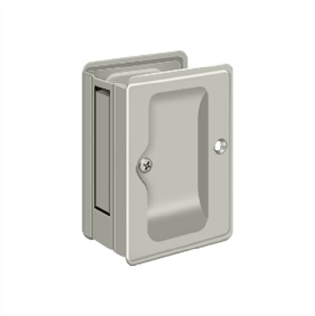 Deltana - HD Pocket Lock, Adjustable, 3-1/4'' x 2-1/4'' Passage - Brushed Nickel