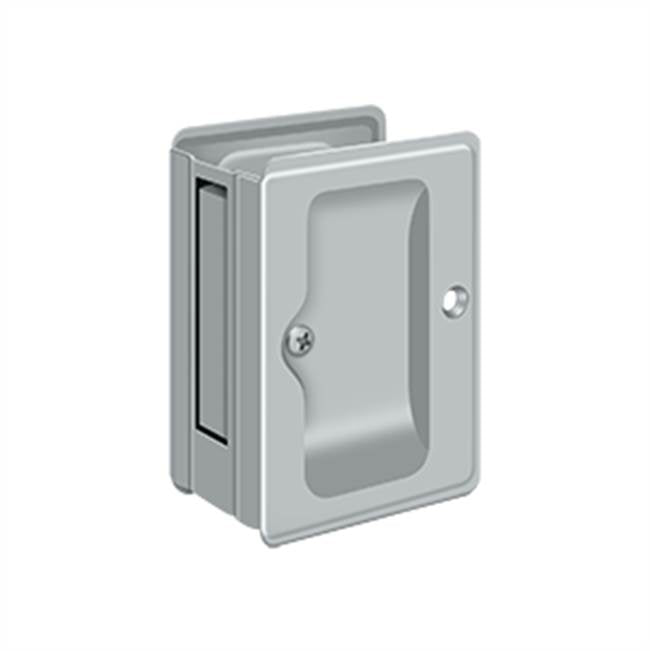 Deltana - HD Pocket Lock, Adjustable, 3-1/4'' x 2-1/4'' Passage - Brushed Chrome