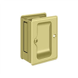 Deltana - HD Pocket Lock, Adjustable, 3-1/4'' x 2-1/4'' Passage - Polished Brass