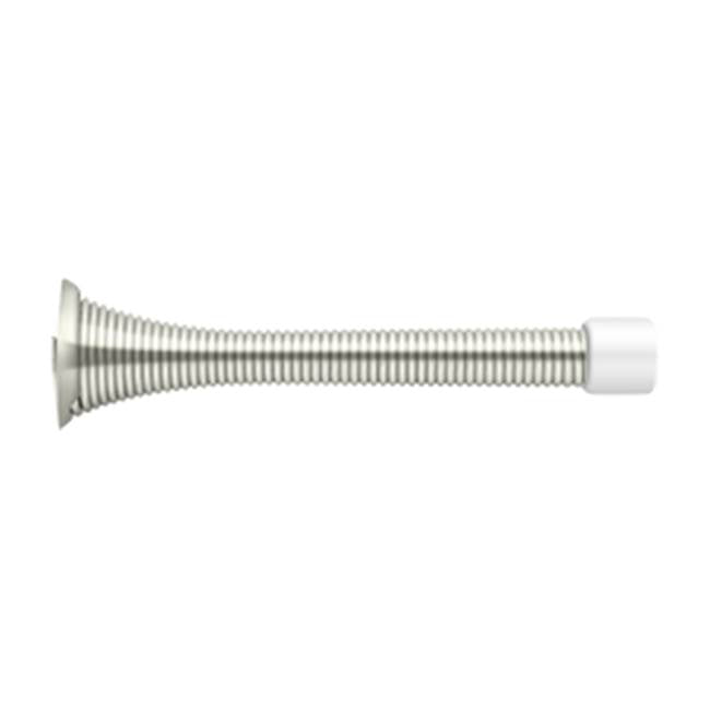 Deltana - 3-3/4'' Baseboard Door Bumper, HD, Steel - Polished Nickel