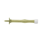Deltana - 3'' Baseboard Door Bumper, Steel - Polished Brass