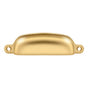 Deltana - Exposed Shell Pull 4'' - PVD Polished Brass