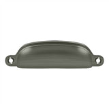 Deltana - Exposed Shell Pull 4'' - Antique Nickel