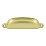 Deltana - Exposed Shell Pull 4'' - Polished Brass