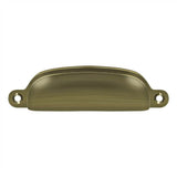 Deltana - Exposed Shell Pull 4'' - Antique Brass