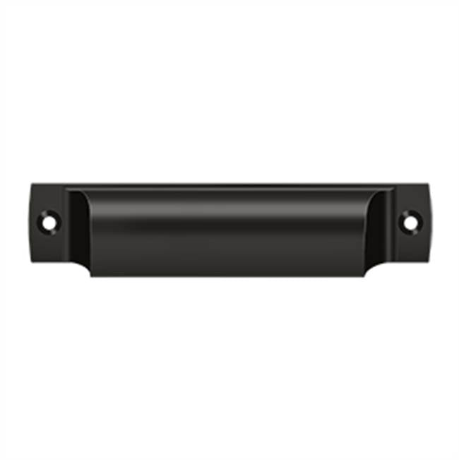 Deltana - Rectangular Shell Pull 4'' - Oil-rubbed Bronze