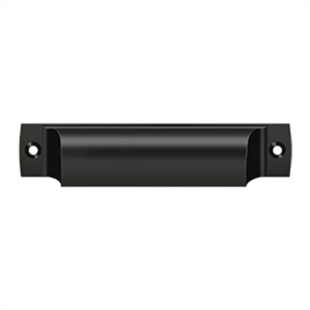 Deltana - Rectangular Shell Pull 4'' - Oil-rubbed Bronze