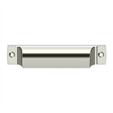 Deltana - Rectangular Shell Pull 4'' - Polished Nickel