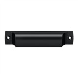 Deltana - Rectangular Shell Pull 4'' - Paint Black