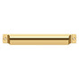 Deltana - Rectangular Shell Pull 7'' - PVD Polished Brass