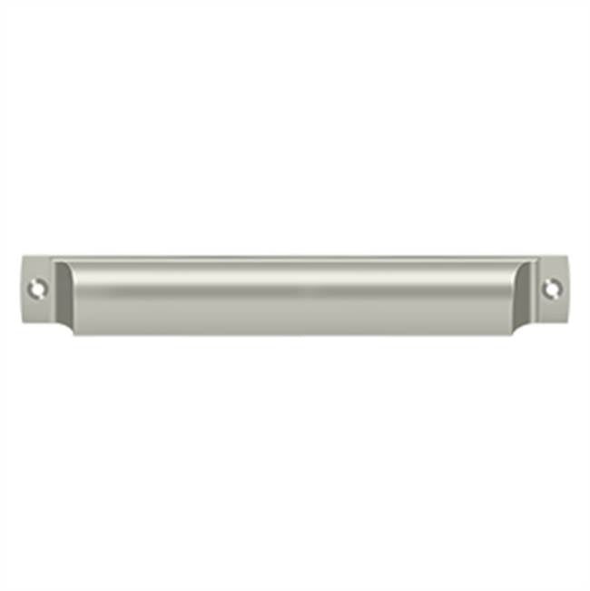 Deltana - Rectangular Shell Pull 7'' - Brushed Nickel