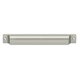 Deltana - Rectangular Shell Pull 7'' - Brushed Nickel