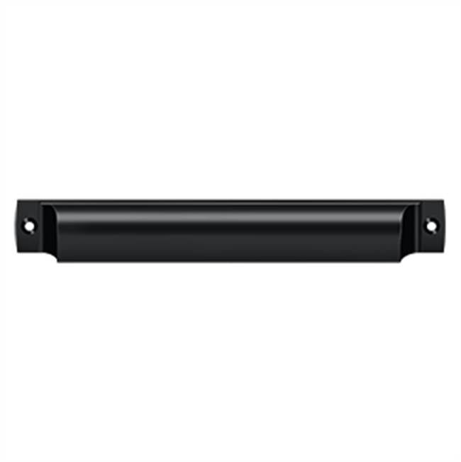 Deltana - Rectangular Shell Pull 7'' - Paint Black