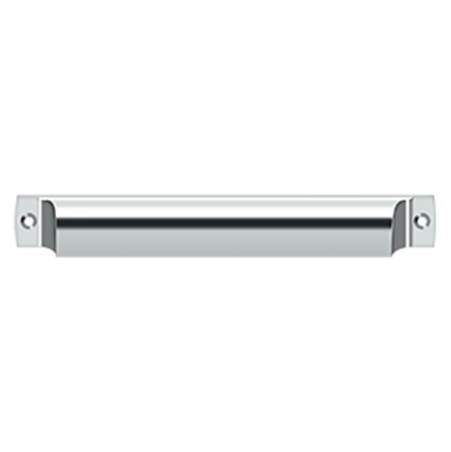 Deltana - Rectangular Shell Pull 7'' - Polished Chrome