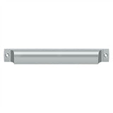 Deltana - Rectangular Shell Pull 7'' - Brushed Chrome