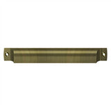 Deltana - Rectangular Shell Pull 7'' - Antique Brass