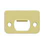 Deltana - Strike Plate, 2-1/4'' x 1-1/2'' - Polished Brass