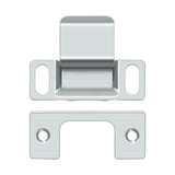 Deltana - Strike Plate, Dust Cup, Adjustable, 2-3/4'' x 1-1/4'' - Polished Chrome