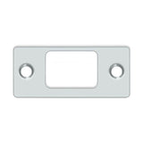 Deltana - Strike Plate, Deadbolt, 2-3/4'' x 1-1/4'' - Polished Chrome