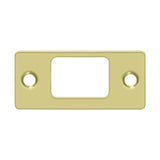 Deltana - Strike Plate, Deadbolt, 2-3/4'' x 1-1/4'' - Polished Brass
