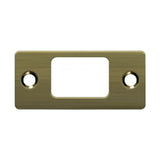 Deltana - Strike Plate, Deadbolt, 2-3/4'' x 1-1/4'' - Antique Brass