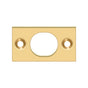 Deltana - Strike Plate For 6'' Flush Bolt - PVD Polished Brass