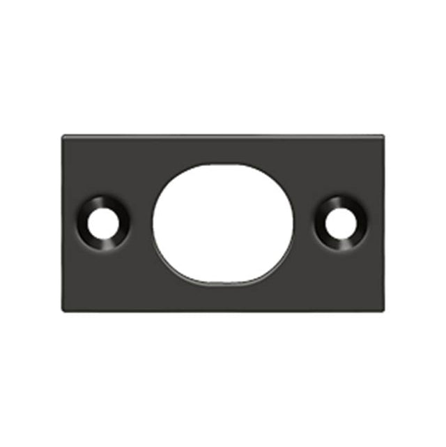 Deltana - Strike Plate For 6'' Flush Bolt - Oil-rubbed Bronze