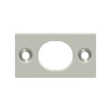 Deltana - Strike Plate For 6'' Flush Bolt - Brushed Nickel
