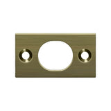 Deltana - Strike Plate For 6'' Flush Bolt - Antique Brass