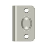 Deltana - Strike Plate for Ball Catch and Roller Catch - Brushed Nickel
