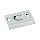 Deltana - Strike Plate for Ball Catch and Roller Catch - Polished Chrome