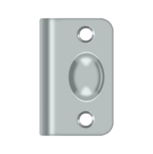 Deltana - Strike Plate for Ball Catch and Roller Catch - Brushed Chrome