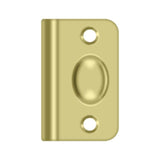 Deltana - Strike Plate for Ball Catch and Roller Catch - Polished Brass