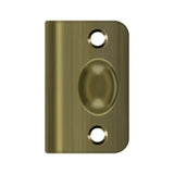Deltana - Strike Plate for Ball Catch and Roller Catch - Antique Brass