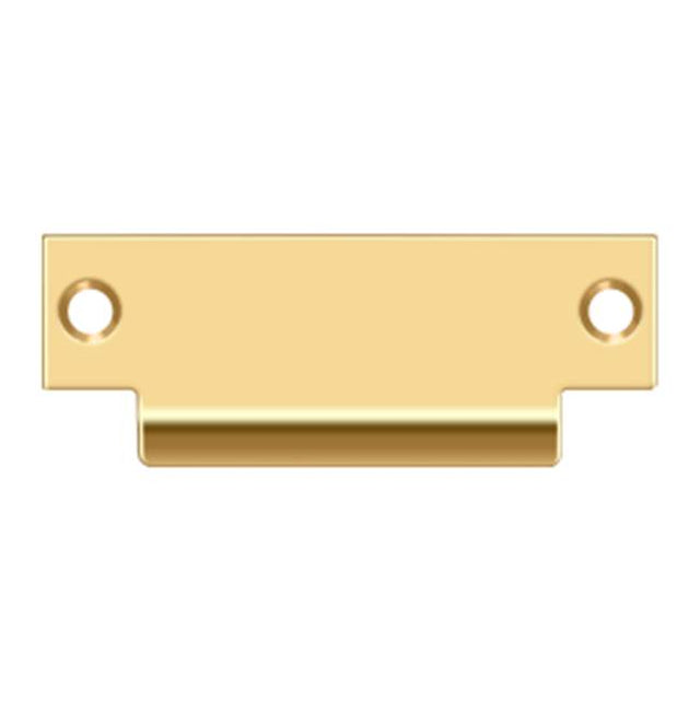 Deltana - ANSI Blank T- Strike, 4-7/8'' x 1-1/4'', Without Hole - PVD Polished Brass