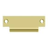 Deltana - ANSI Blank T- Strike, 4-7/8'' x 1-1/4'', Without Hole - Polished Brass