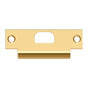 Deltana - ANSI T- Strike, 4-7/8'' x 1-1/4'', w/ Hole - PVD Polished Brass