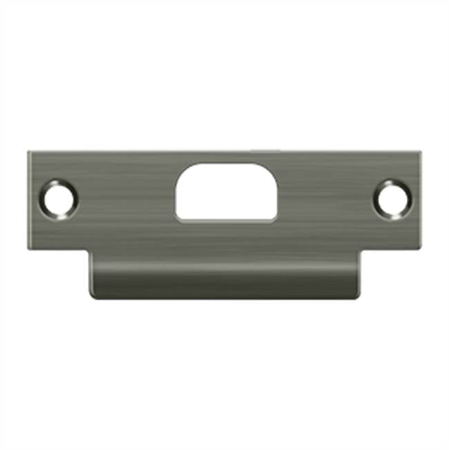 Deltana - ANSI T- Strike, 4-7/8'' x 1-1/4'', w/ Hole - Antique Nickel